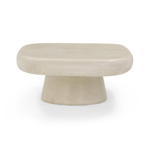 TOV Furniture Organic Freeform Drum Coffee Table