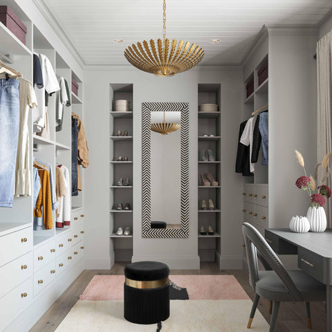 Melody Contemporary Fringe Pouf Ottoman