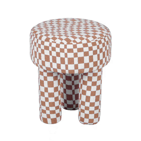 Claire Timeless Minimalist Mid Century Geometric Accent Stool