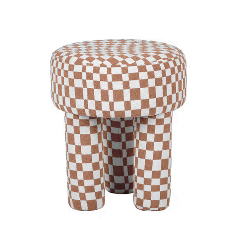 Claire Timeless Minimalist Mid Century Geometric Accent Stool
