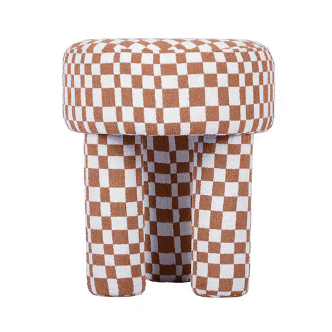 Claire Timeless Minimalist Mid Century Geometric Accent Stool