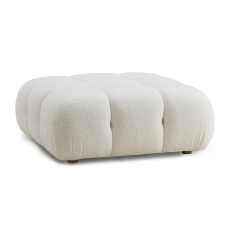 Timeless Minimalist Modern Tufted Pouf Ottoman
