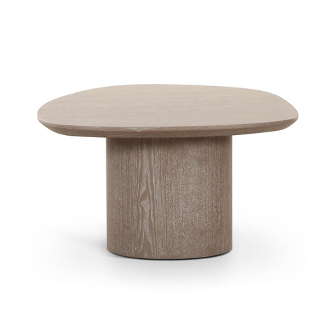 Rhema Timeless Minimalist Curved Drum Coffee Table