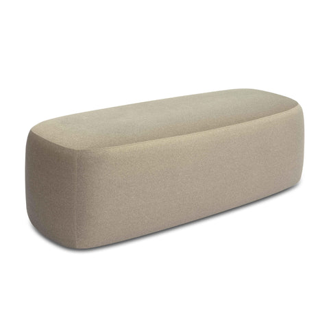 Timeless Minimalist Contemporary Upholstered Lounge Bench