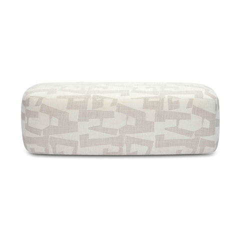 Timeless Minimalist Upholstered Lounge Bench with Block Feet