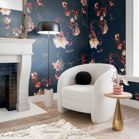 Dakota Timeless Minimalist Contemporary Barrel Accent Chair