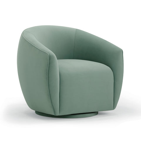 Timeless Minimalist Barrel Velvet Lounge Chair