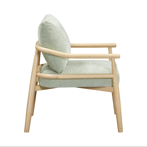 Soft Scandinavian Chenille Upholstered Accent Chair