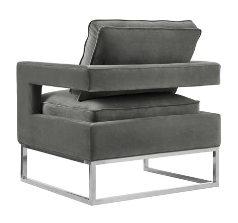 Timeless Minimalist Modern Velvet Upholstered Accent Chair