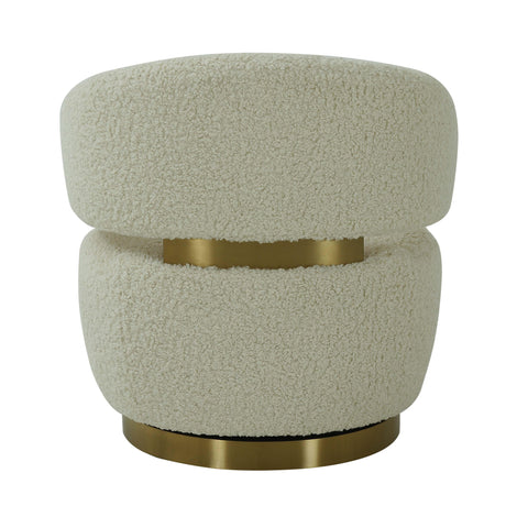 Austin Timeless Minimalist Modern Barrel Lounge Chair