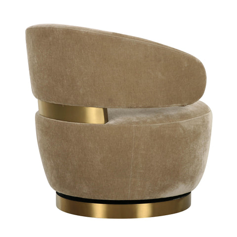 Austin Timeless Minimalist Barrel Lounge Chair