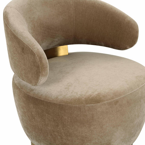 Austin Timeless Minimalist Barrel Lounge Chair