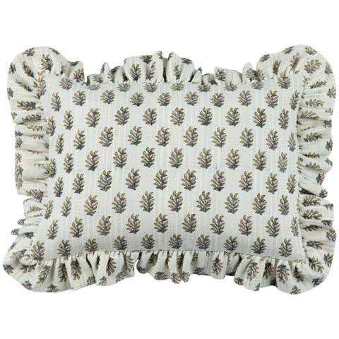 Filling Spaces Artful Traditionalist Handcrafted Ruffled Boudoir Pillow - 18 x 18 - 20 x 20 - 22 x 22 - 24 x 24 - 26X 26 - 14 x 20 - 14 x 40 - 18 x 40 - 16 x 50