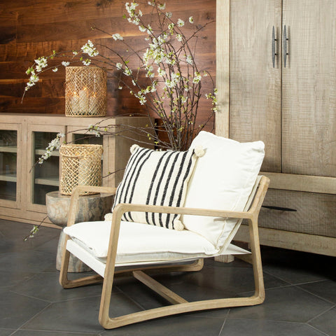 Flyer Hand Woven Abaca Round Hurricanes with Handles, Set of 2