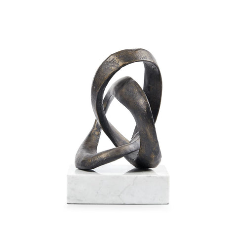 Decorating Essentials Handcrafted Knot Metal Sculpture