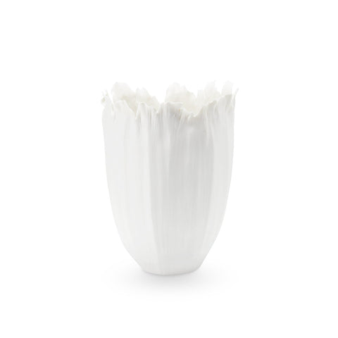 Decorating Essentials Handcrafted Petal Porcelain Flower Vase