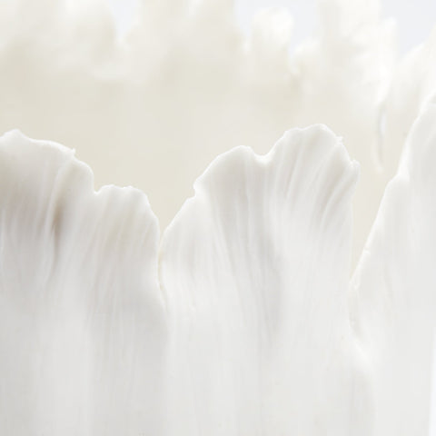 Decorating Essentials Handcrafted Petal Porcelain Flower Vase