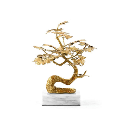 Decorating Essentials Handcrafted Asian Gold Leaf Statue
