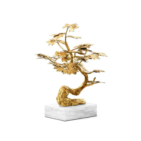 Decorating Essentials Handcrafted Asian Gold Leaf Statue