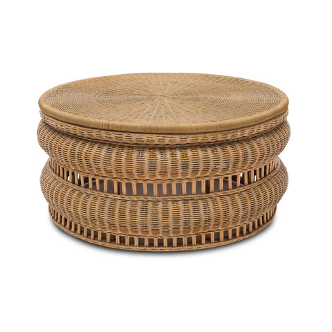 Bunny Williams Artful Traditionalist Deco Drum Round Coffee Table Art Deco - 36 W