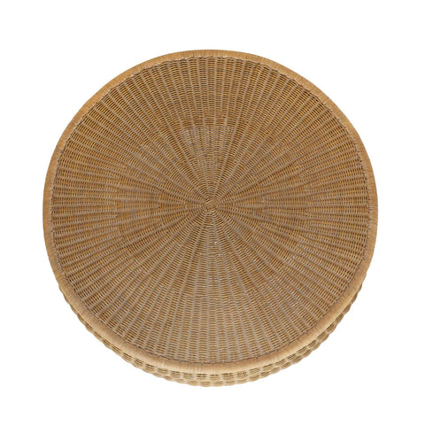 Bunny Williams Artful Traditionalist Deco Drum Round Coffee Table Art Deco - 36 W