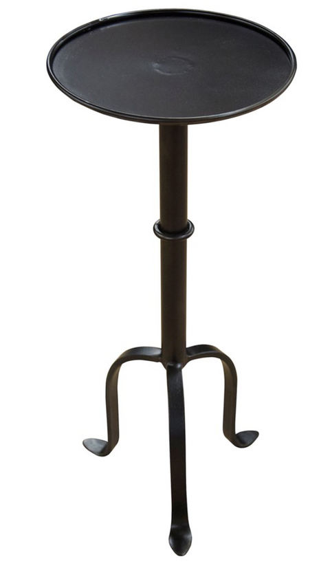 Tini Eclectic Drink Table with Curved Legs Accent Table