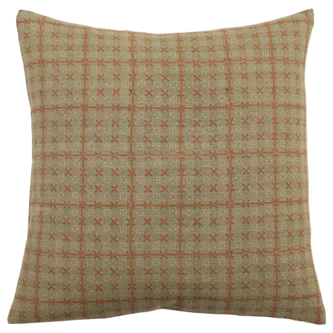 Filling Spaces Artful Traditionalist Organic Embroidery Accent Throw Pillow - 18 x 18 - 20 x 20 - 22 x 22 - 24 x 24 - 26X 26 - 14 x 20 - 14 x 40 - 18 x 40 - 16 x 50