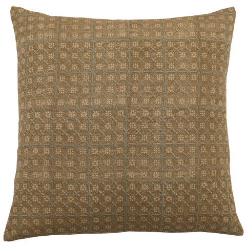 Filling Spaces Artful Traditionalist Embroidered Accent Pillow Traditional Style - 18 x 18 - 20 x 20 - 22 x 22 - 24 x 24 - 26X 26 - 14 x 20 - 14 x 40 - 18 x 40 - 16 x 50