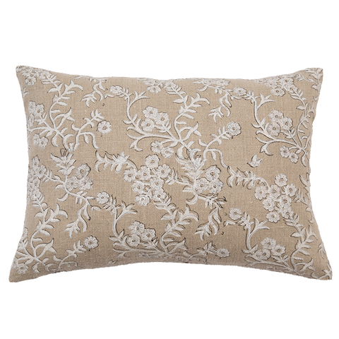 Filling Spaces Artful Traditionalist Handcrafted Organic Lumbar Pillow - 18 x 18 - 20 x 20 - 22 x 22 - 24 x 24 - 26X 26 - 14 x 20 - 14 x 40 - 18 x 40 - 16 x 50