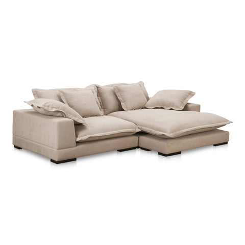 Timeless Minimalist Contemporary Chaise Sectional Sofa