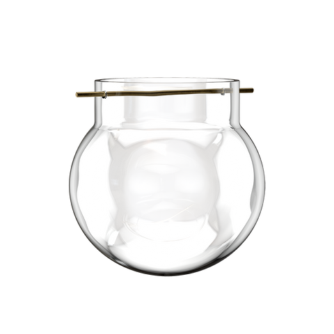 Contemporary Scandinavian Sphere Bowl Vase Decorative Bowl