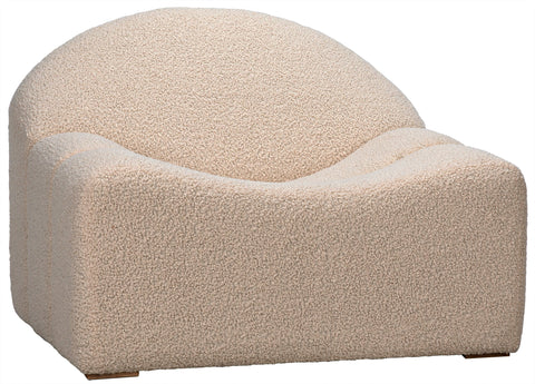 Timeless Minimalist Slipper Lounge Chair in Contemporary Style