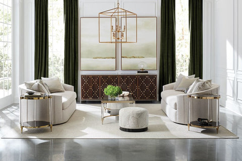 Timeless Minimalist Contemporary Rectangle Frame Coffee Table