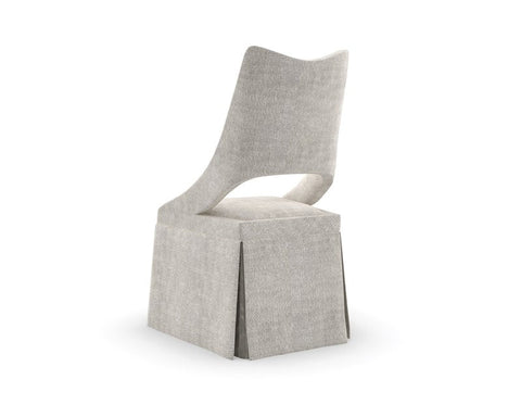 Timeless Minimalist Contemporary Crown Back Accent Chair