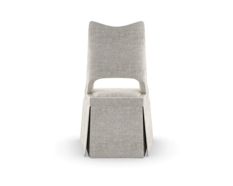 Timeless Minimalist Contemporary Crown Back Accent Chair