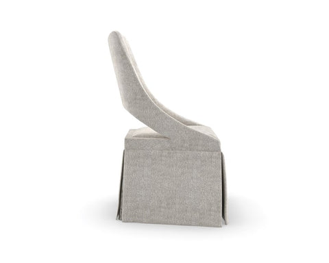 Timeless Minimalist Contemporary Crown Back Accent Chair