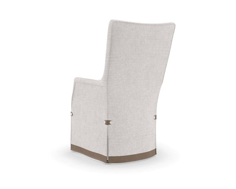 Timeless Minimalist Upholstered Traditional Armchair