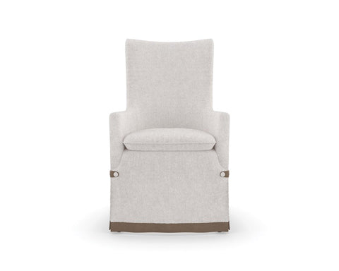 Timeless Minimalist Upholstered Traditional Armchair