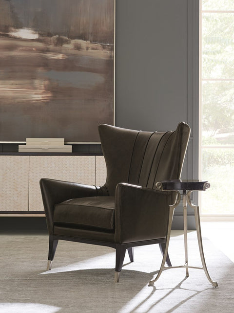 Contemporary Quiet Luxury Two-tone Accent Cabinet