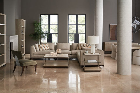 Artful Traditionalist Modern Crown Back Velvet Accent Chair