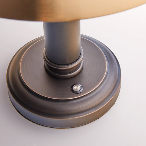 Hernan Accent Bowl Mid Century Cordless Table Lamp