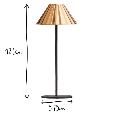 Accent Minimalist Cordless Table Lamp with USB Port