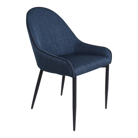 Timeless Minimalist Lapis Contemporary Upholstered Dining Armchair
