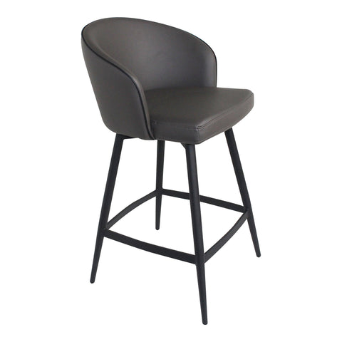 Webber Timeless Minimalist Upholstered Barrel Counter Stool