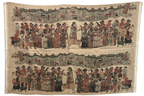 Ajanta Wall Tapestry 38x56"