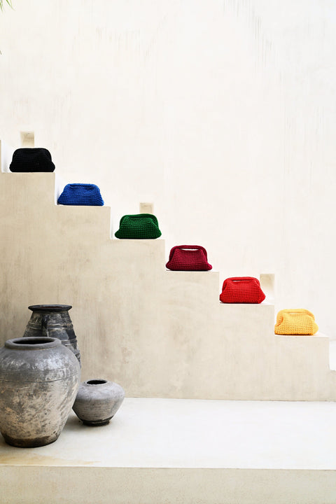 Casual Handmade Braided Clutch