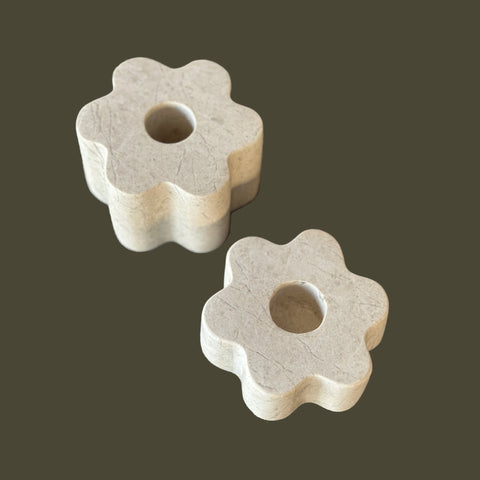 Bud Candle Set in Oyster