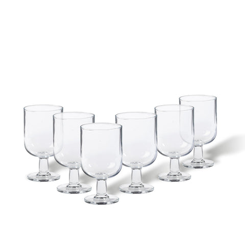 Costa Nova Safra Everyday Contemporary Glassware - Set of 6