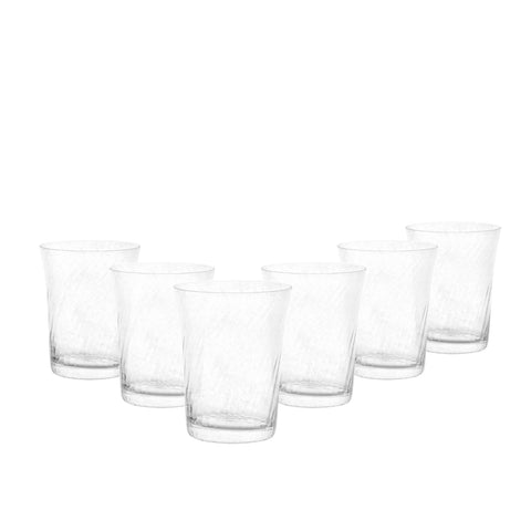 Costa Nova Espiral Everyday Contemporary Glassware - Set of 6