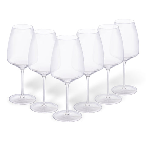 Costa Nova Vite Contemporary Stemware Bordeaux Glassware - Set of 6